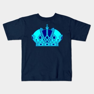 Imperial Crown (Water Blue) Kids T-Shirt